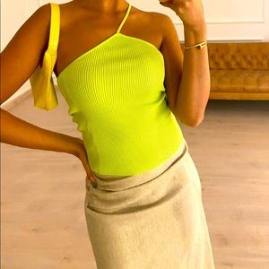 Zara Assymetric Knit Top - This SEASON collection